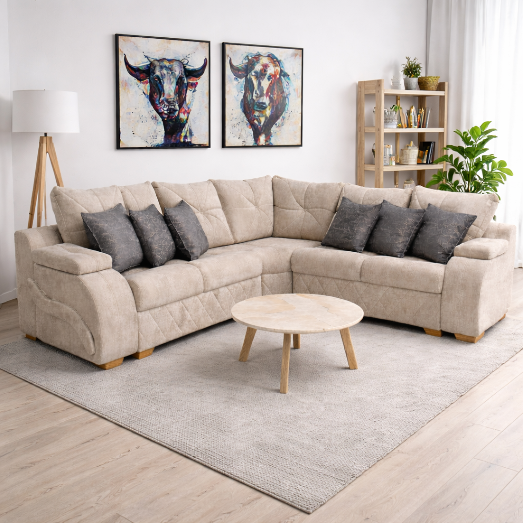 sala en l moderna creart flor morado línea premium sala en l moderna creart flor morado línea premium